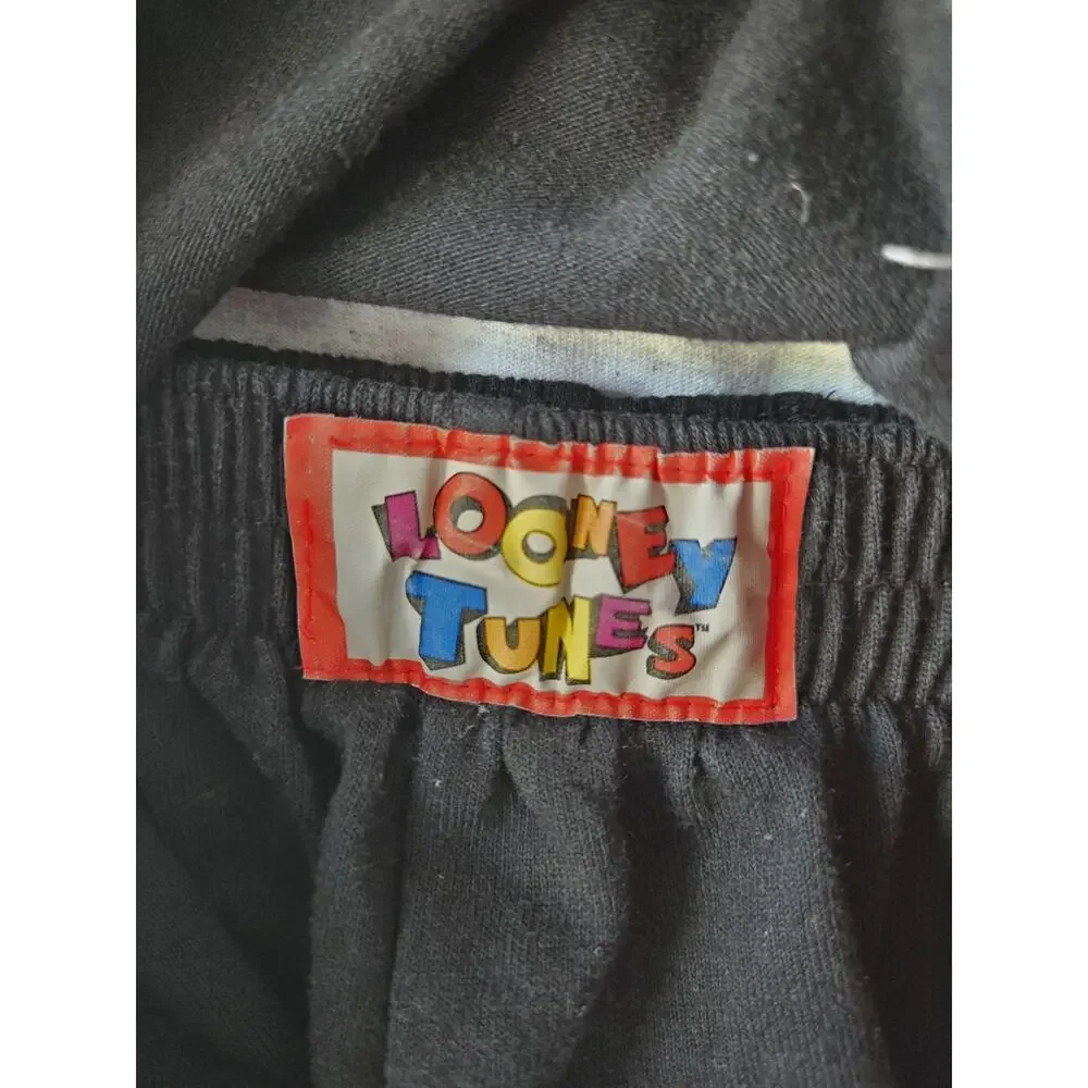 Vintage 1997 Looney Tunes Taz Basketball Shirt Shorts Set Kids 4/5 Warner Bros